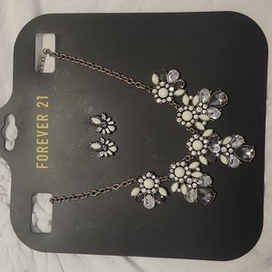 Necklace and earrings set